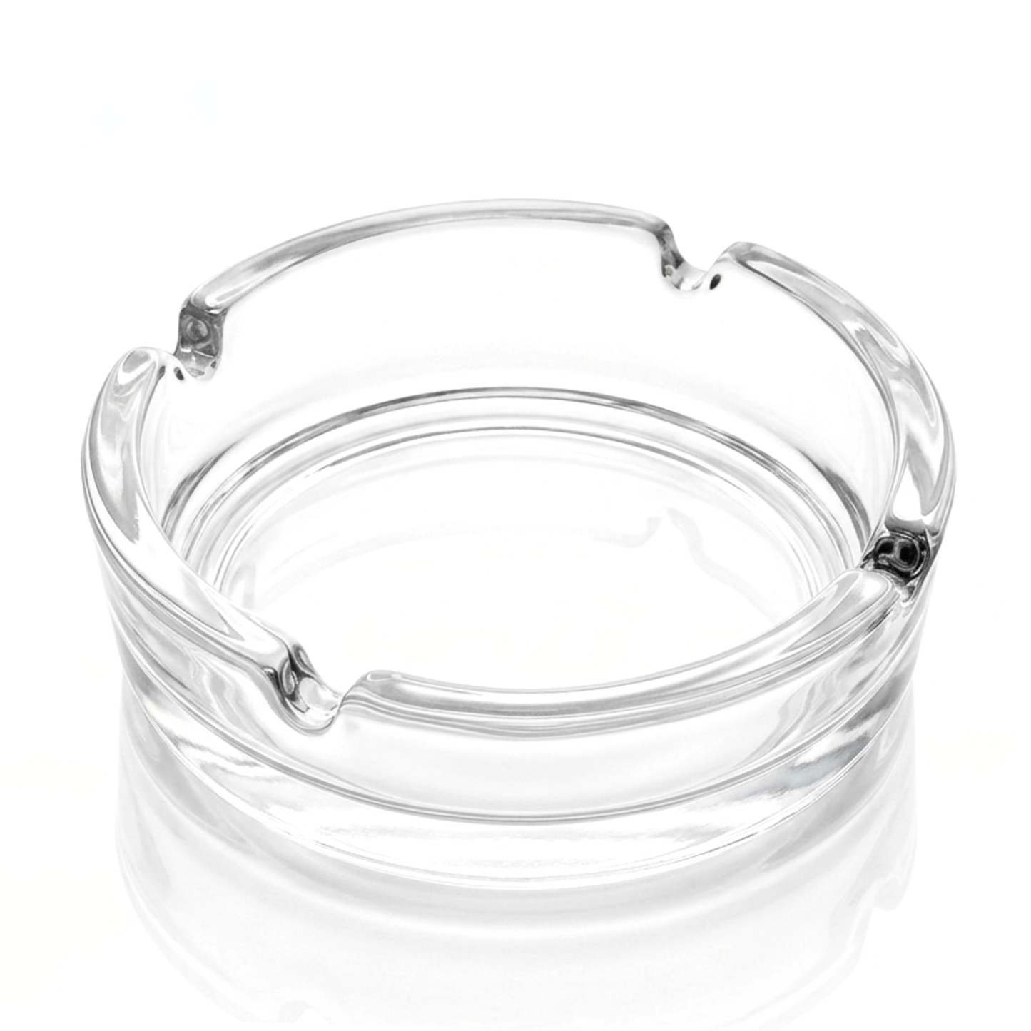 Rollo Premium Glass Ashtray | Round