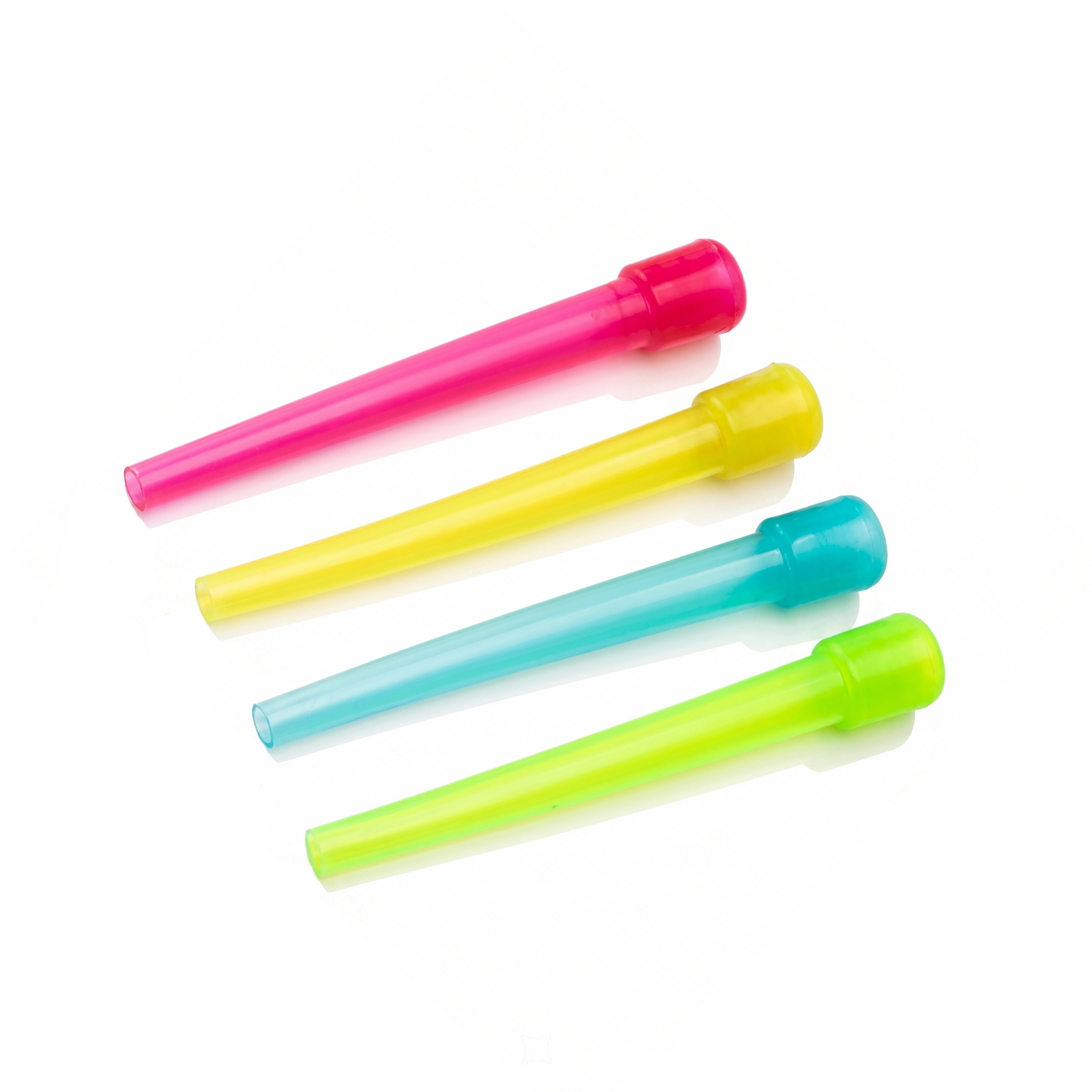 Rollo Long Hookah Multi Color Mouth Tips | 50 Pack