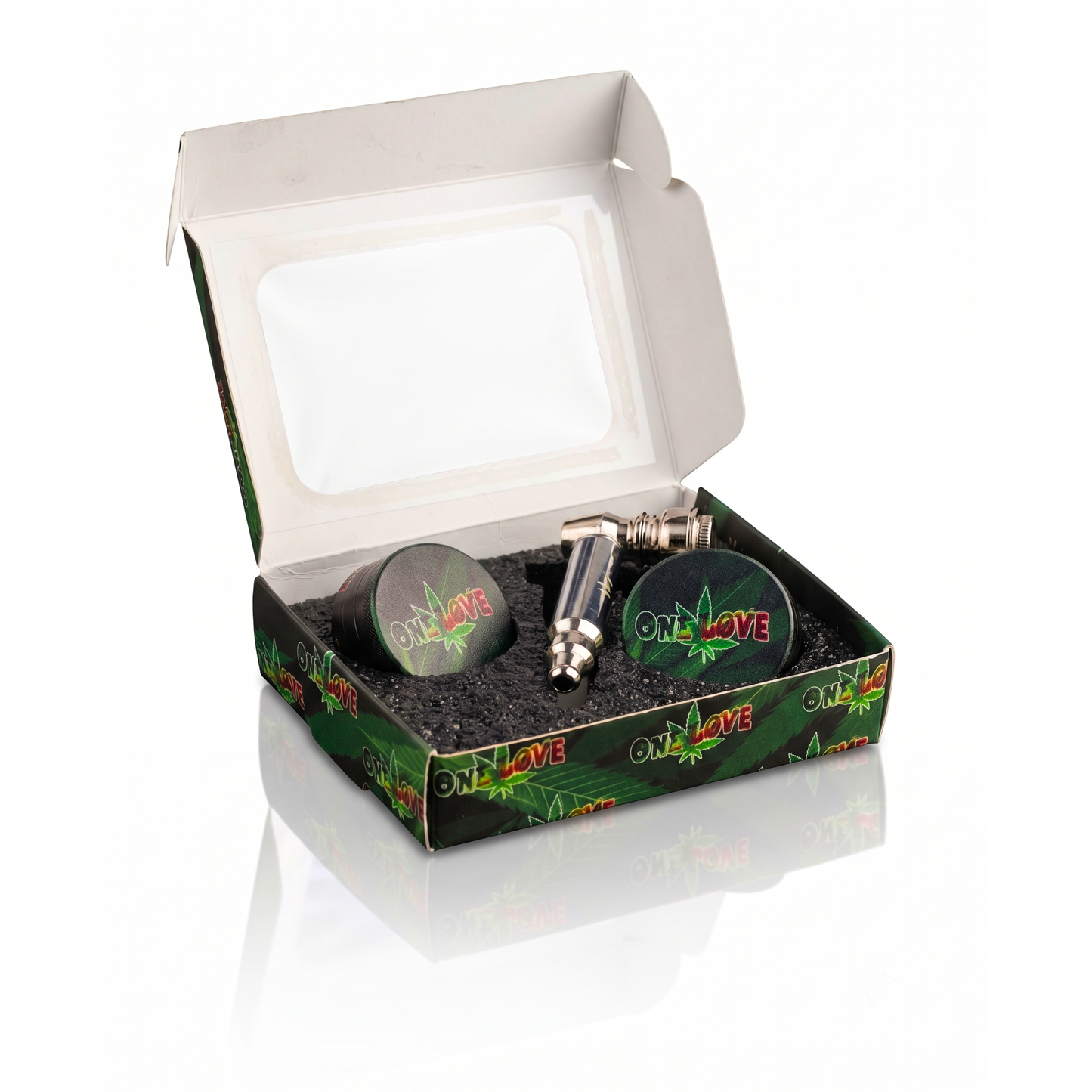 Rollo Deluxe Smoking Set | Pipe & Precision Grinder