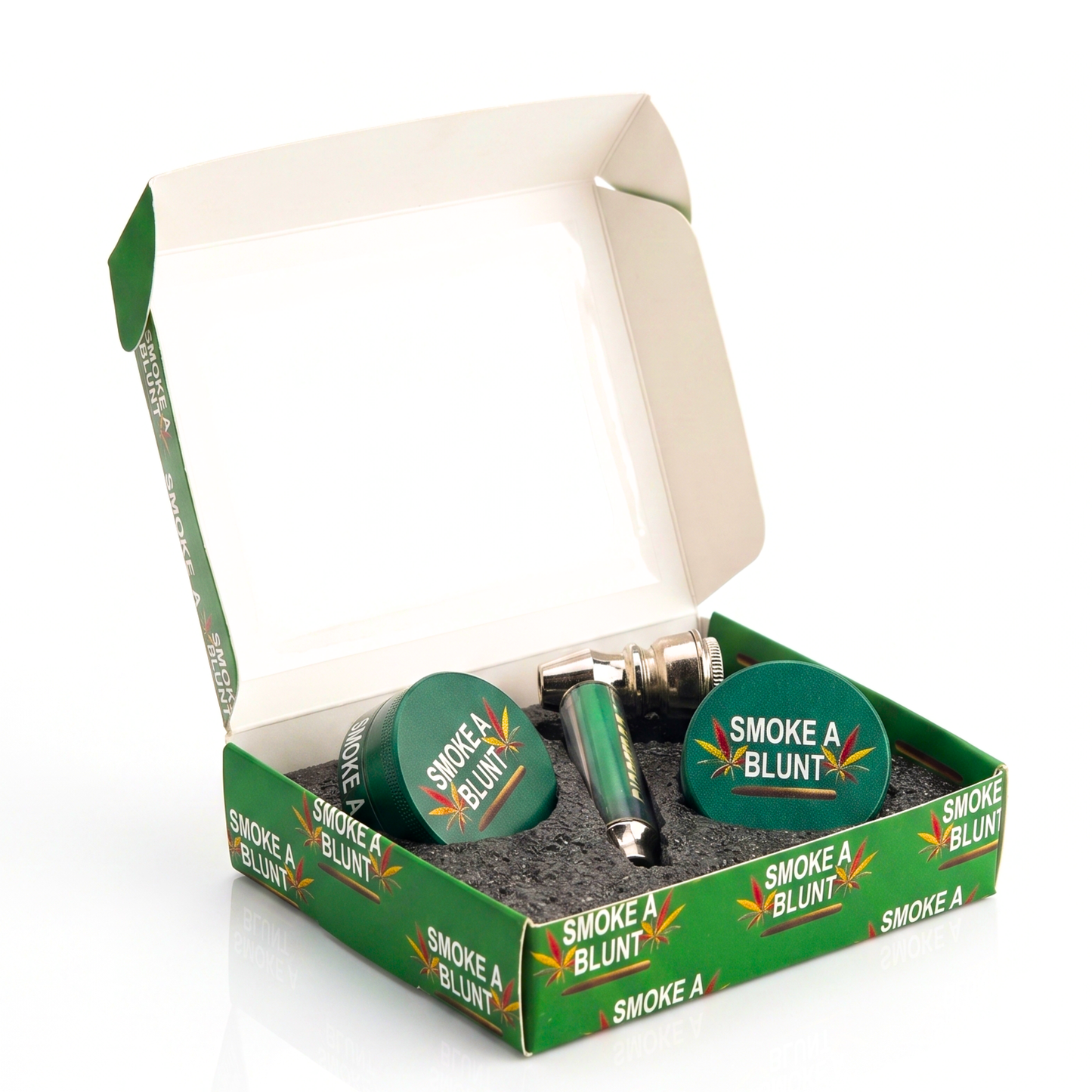 Rollo Deluxe Smoking Set | Pipe & Precision Grinder