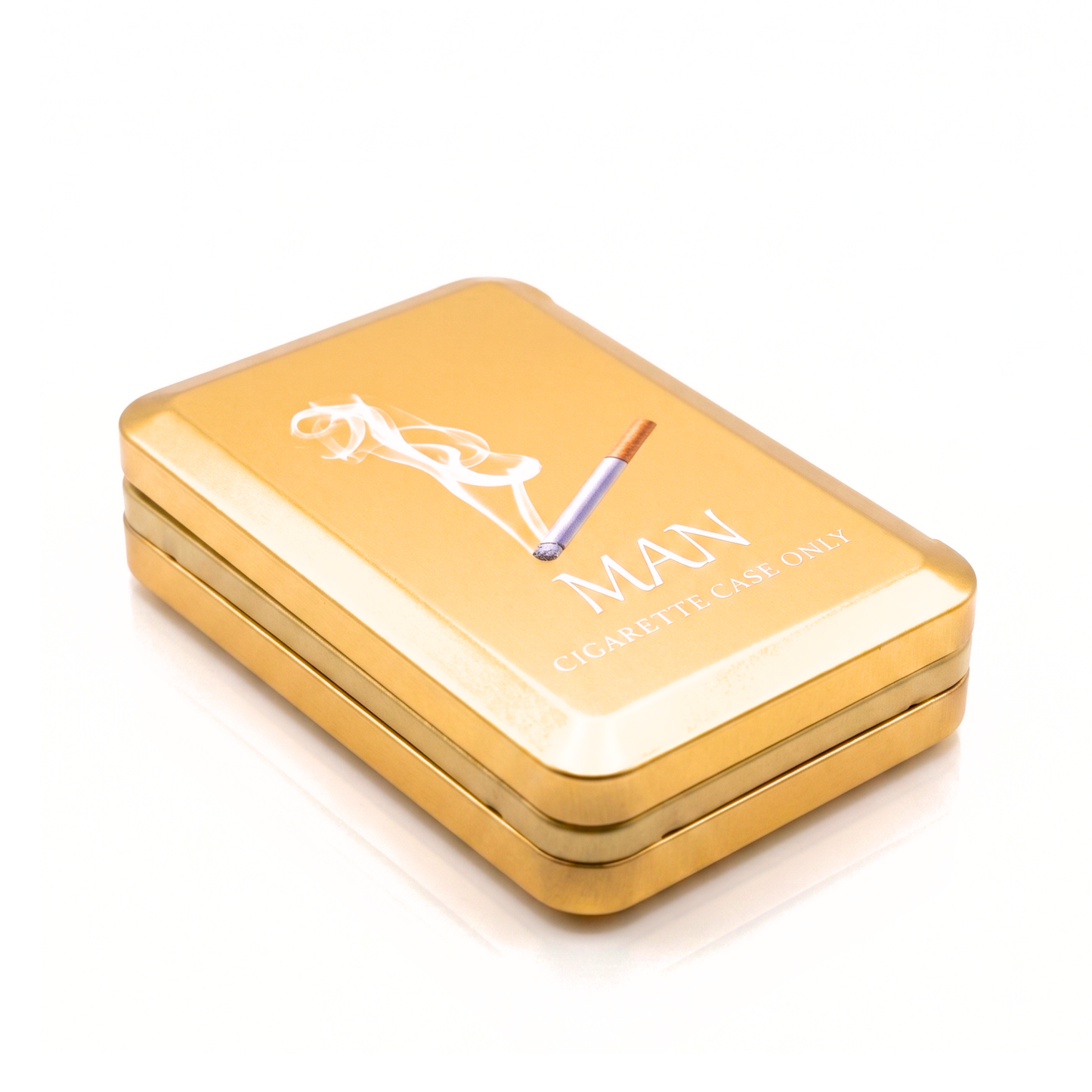 Rollo Stainless Steel Cigarette Box Case | GOLD | 2 Pieces
