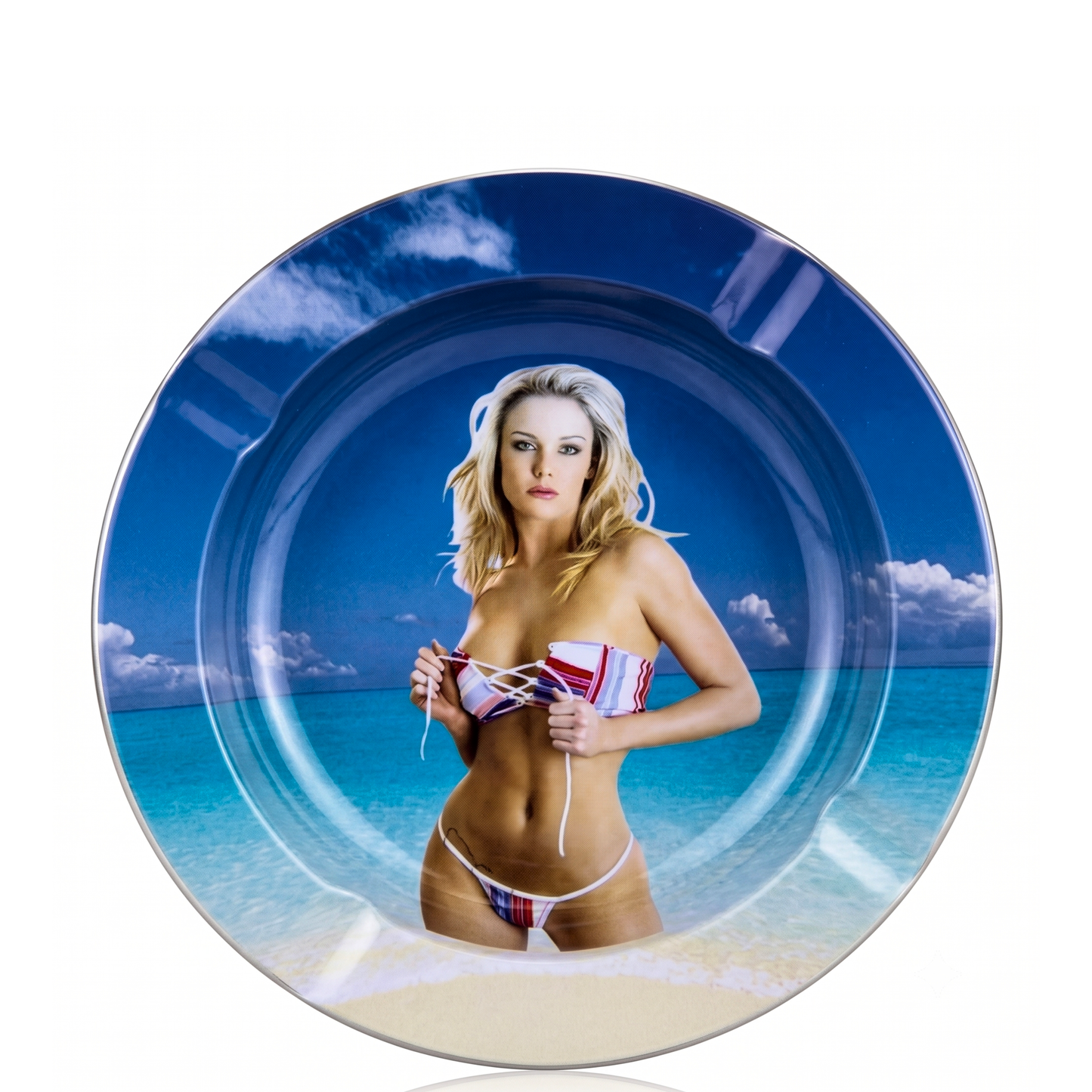 Rollo Stainless Steel Round Ashtrays | PACK of 2