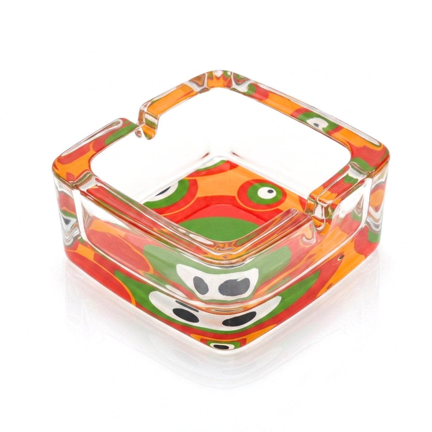 Rollo Premium Glass Ashtray | Small Vintage