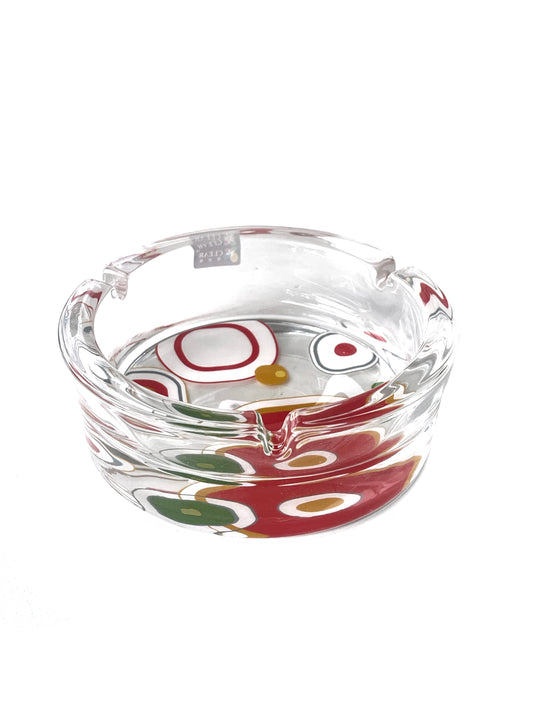 Rollo colorful Glass Vintage Ashtray - 100mm