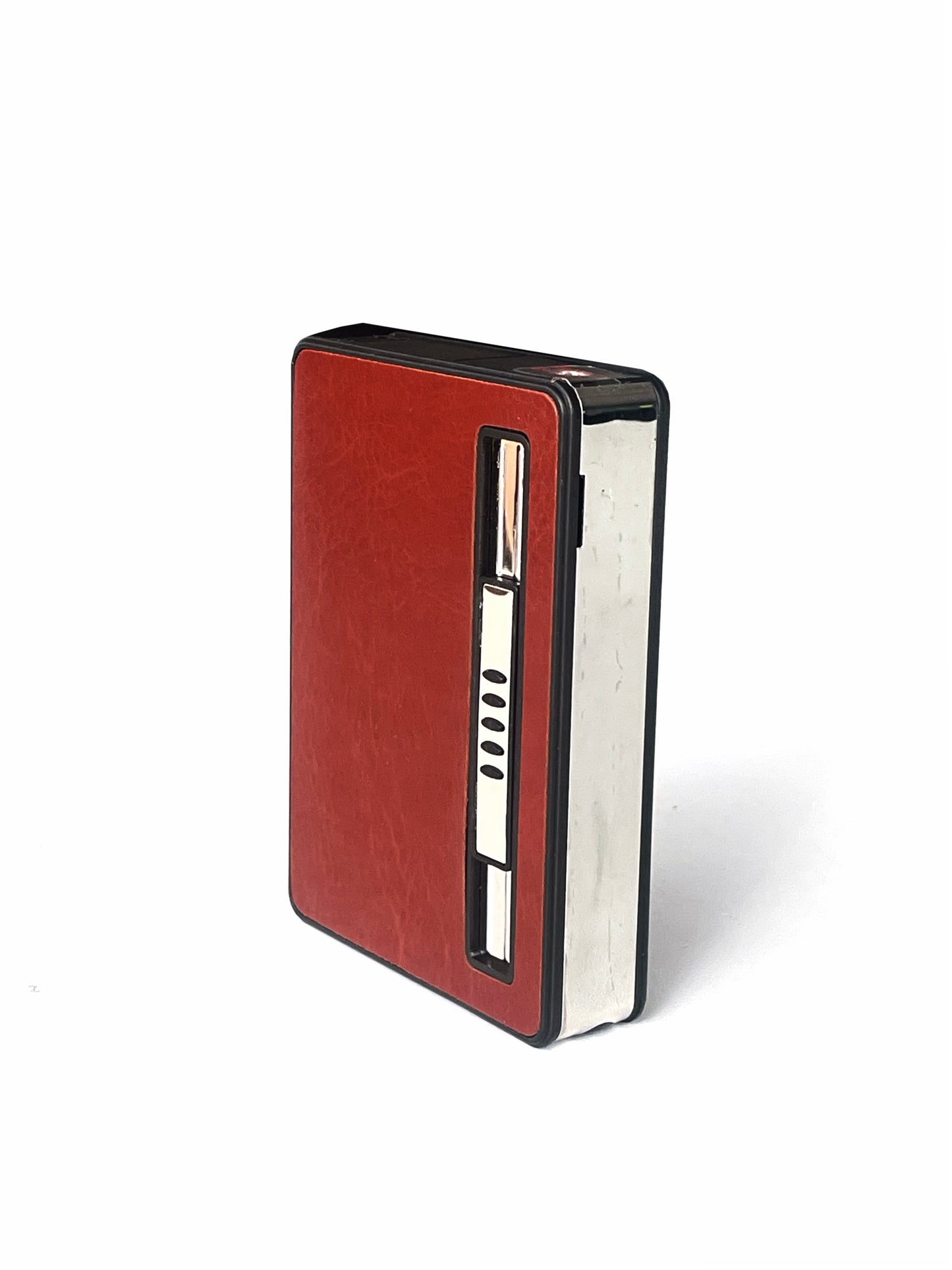 Travelers Cigarette Case with Built-in Lighter [Colour: Brown]