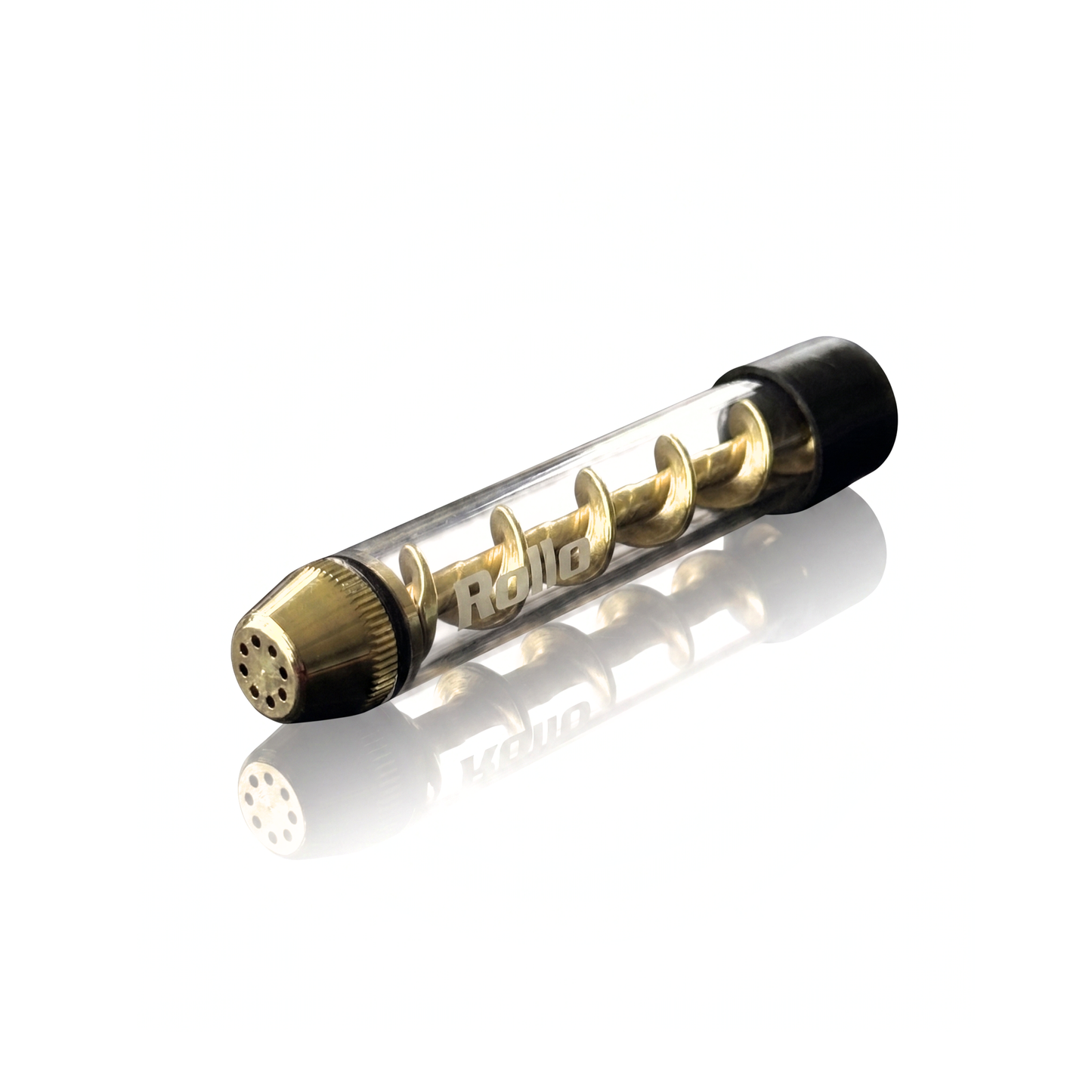 ROLLO 10cm 7-Pipe Twist Glass Blunt Pipe