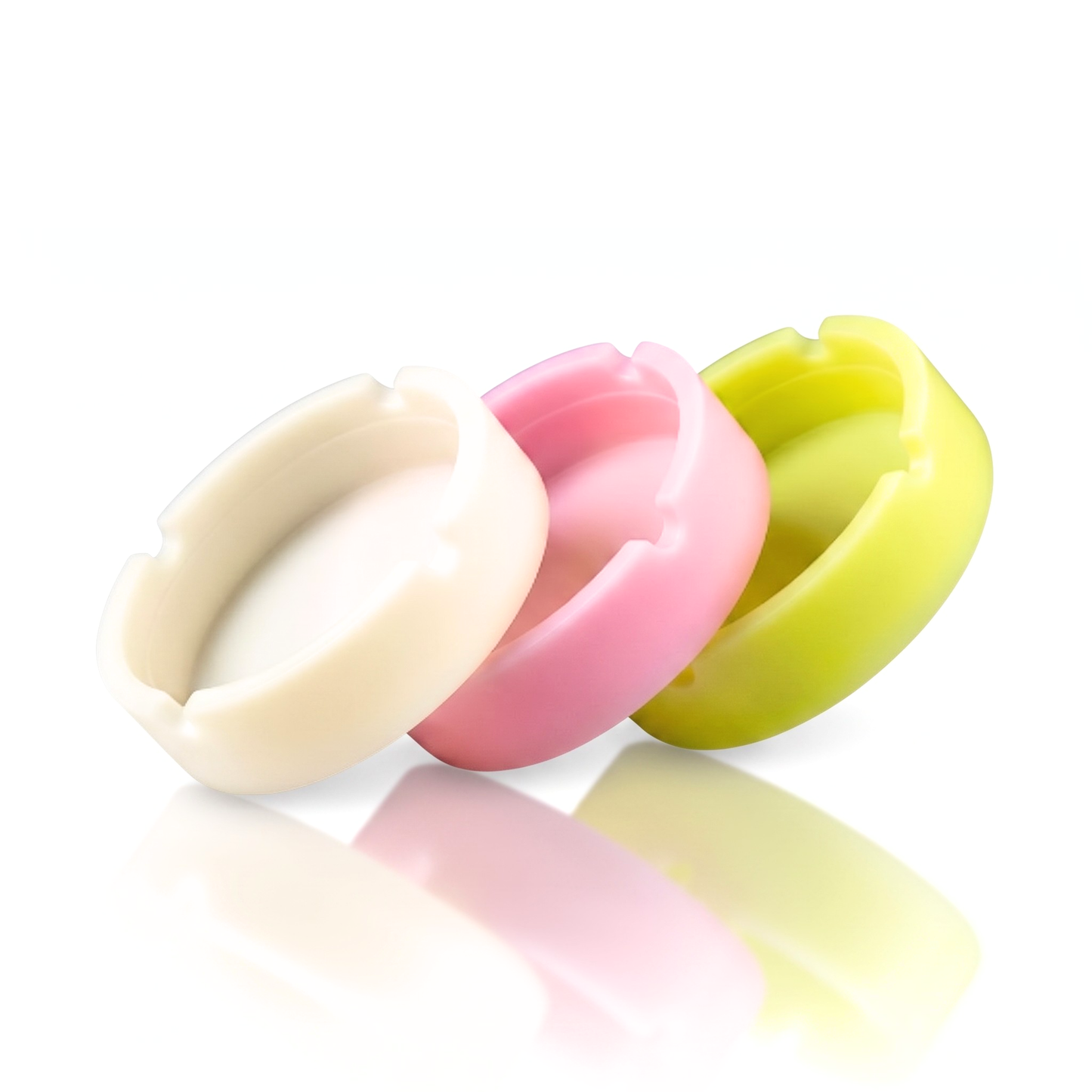 Rollo Luminous Silicone Ashtray Set | PACK of 3