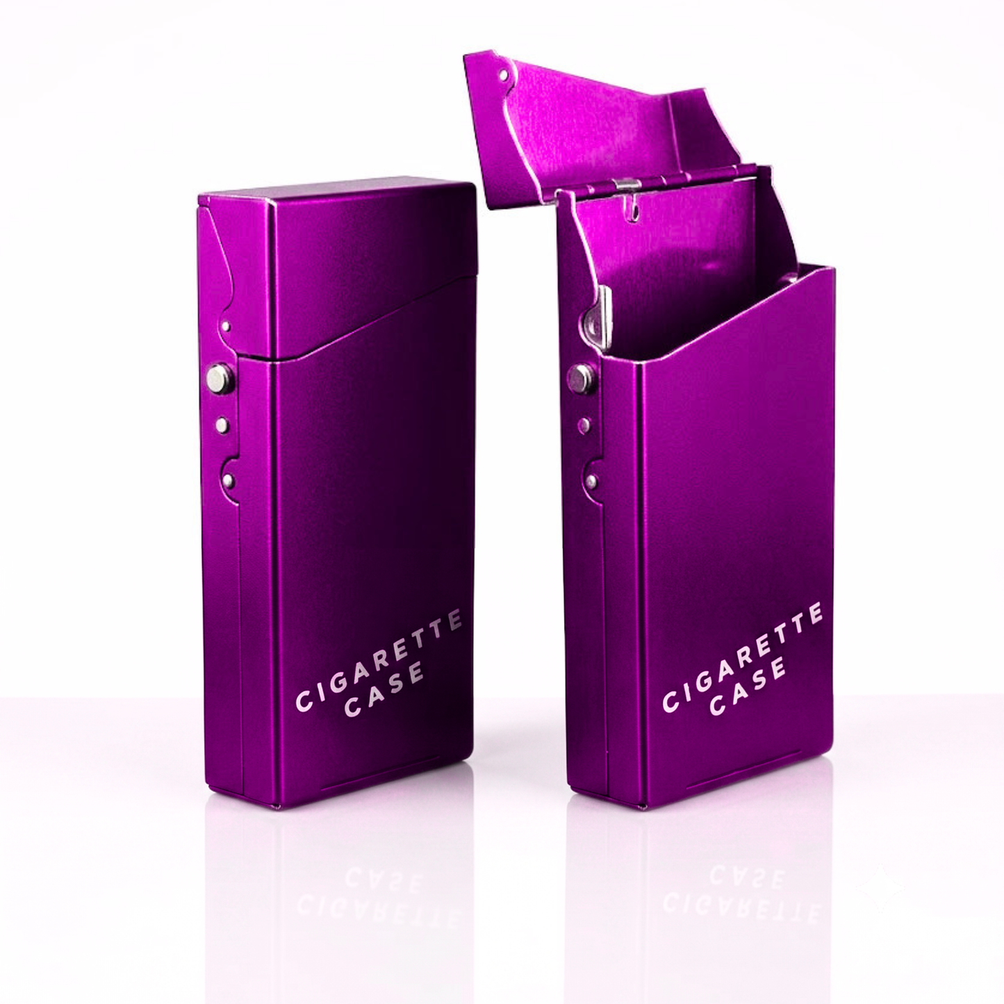 Rollo Thin & Slim Aluminum Ciggy Case | Purple