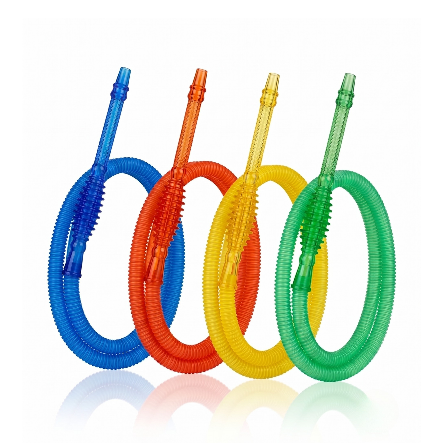 Rollo Long Mixed Hookah Hoses (1.5m) | 4-Pack Randomly Selected